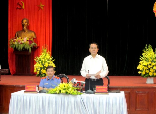 Чан Дай Куанг провёл рабочую встречу с представителями Верховной народной прокуратуры - ảnh 1